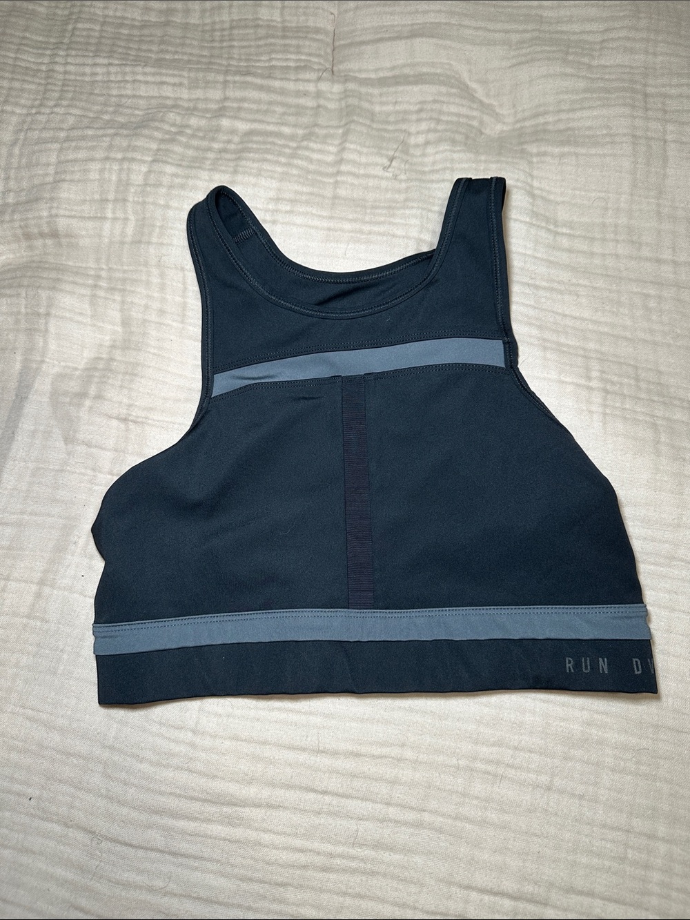 Nike Black Sports Bra with Gray Accents